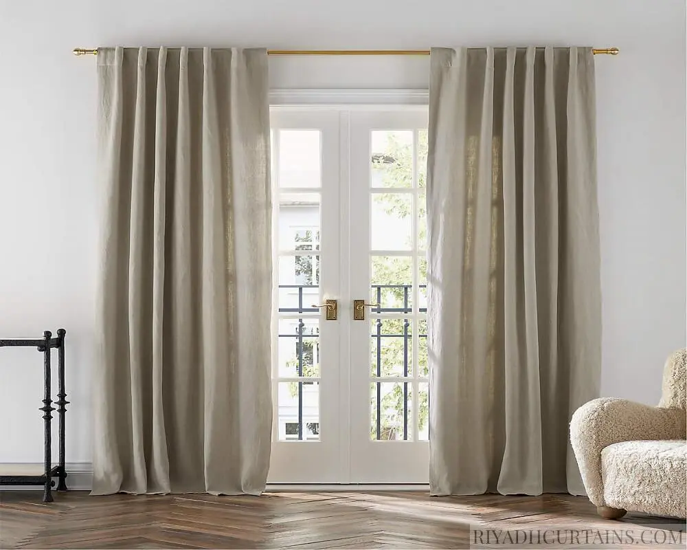 linen curtains